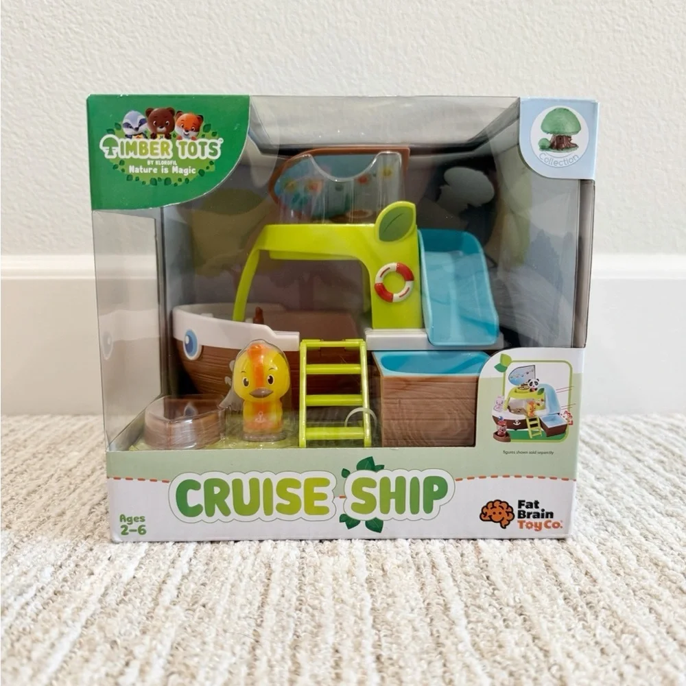 Timber Tots Cruise Ship Playset – Fat Brain Toy Co New in Box